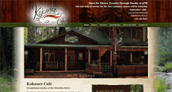 Desktop Screenshot of kokaneecafe.com